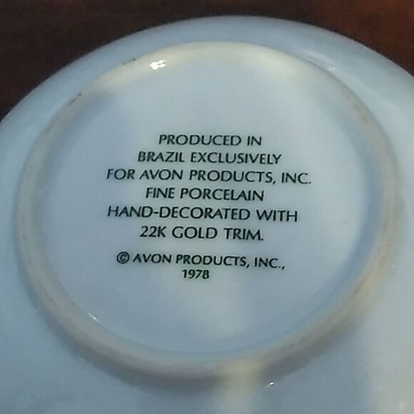 Strawberry Porcelain Demi Cup Saucer - Picture 2 of 2